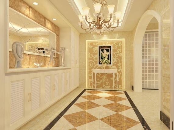 欧式玄关瓷砖装修效果图