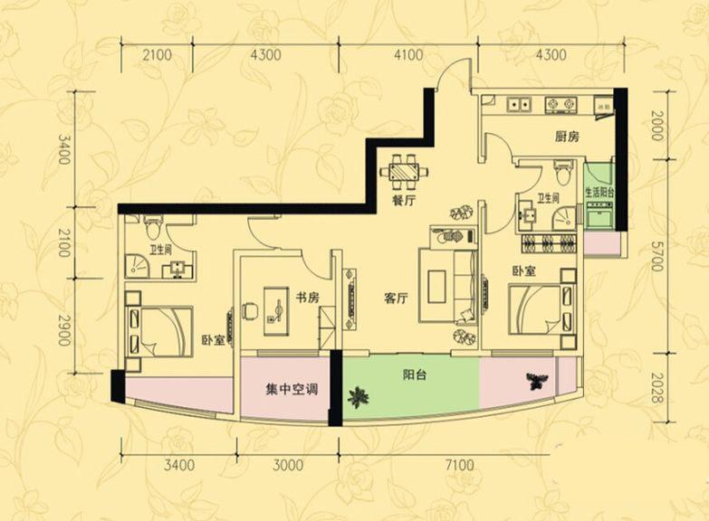 香榭国际d2户型图