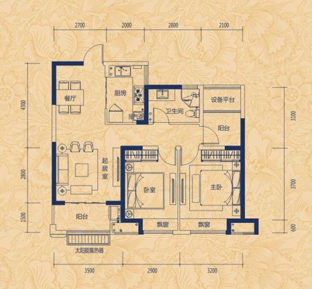 新建城a3地块的户型图图片