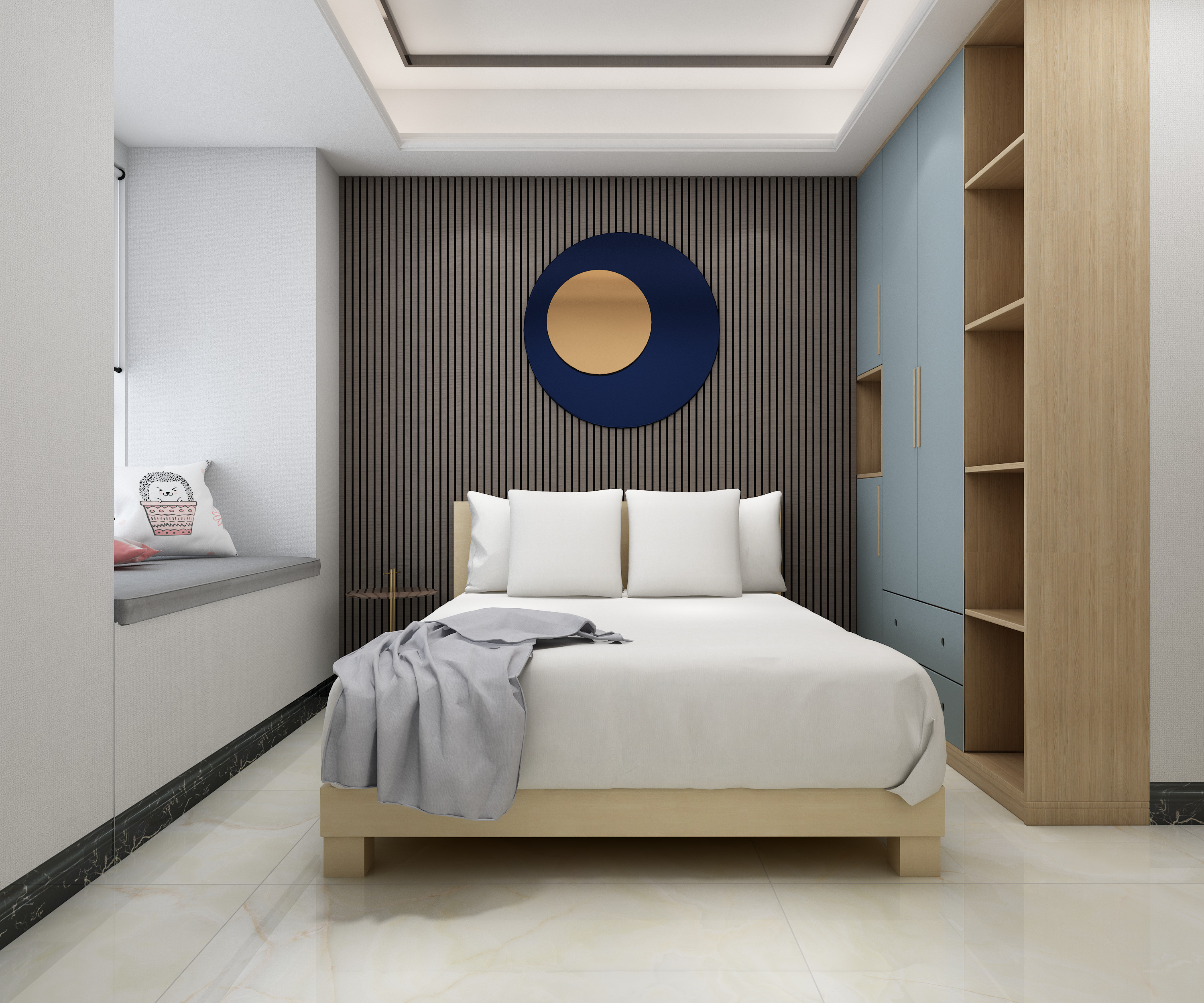 顾荣幸福里02户型次卧