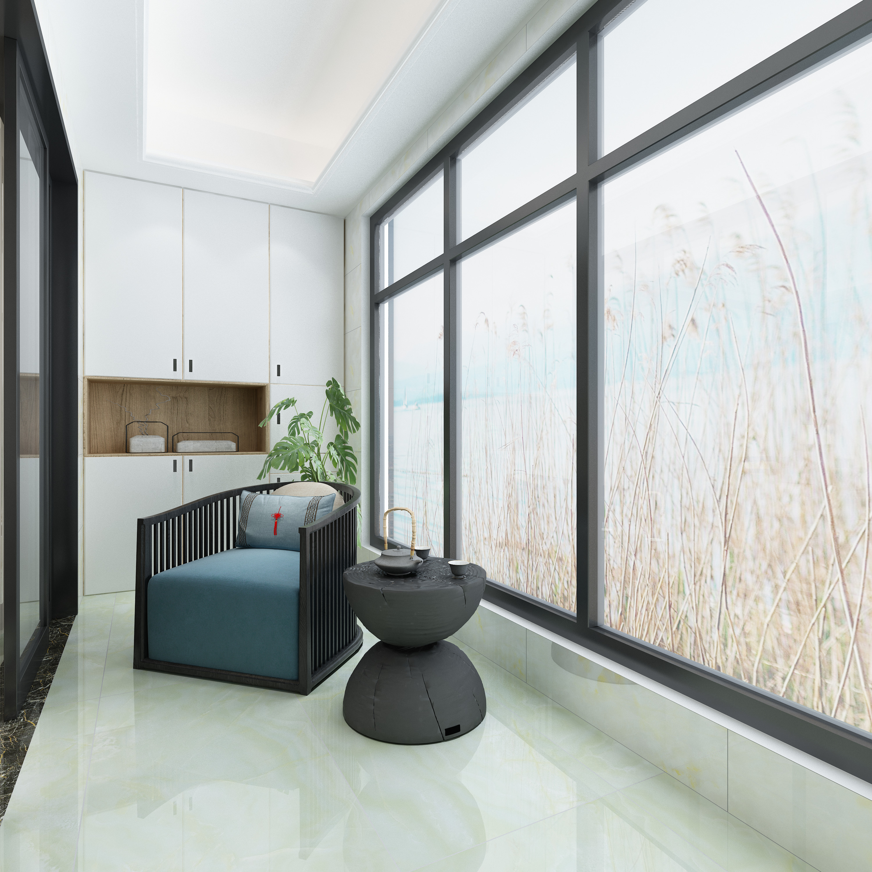 恒大悦龙台9号楼a户型阳台