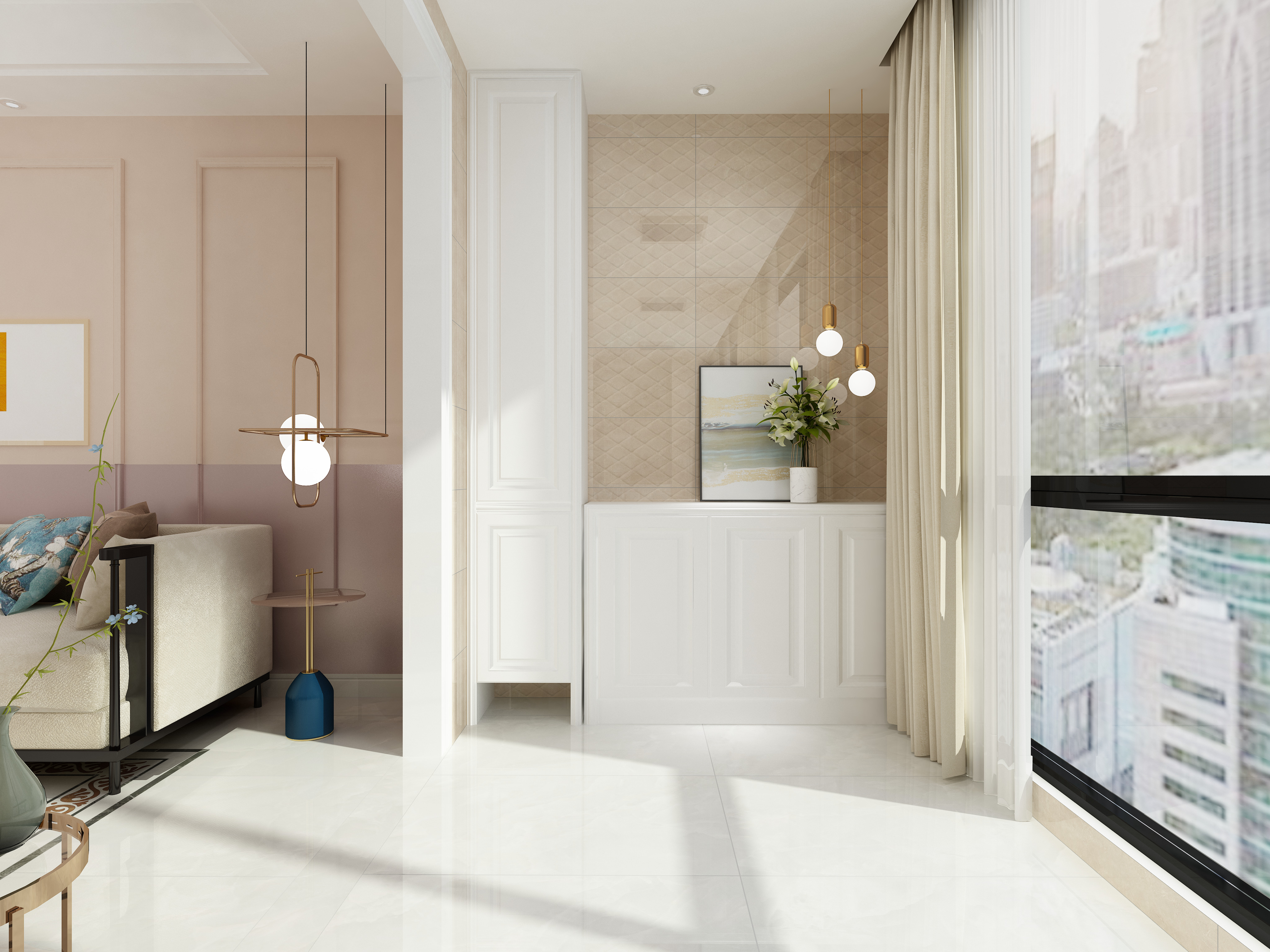 世茂紫荆樾府c户型阳台