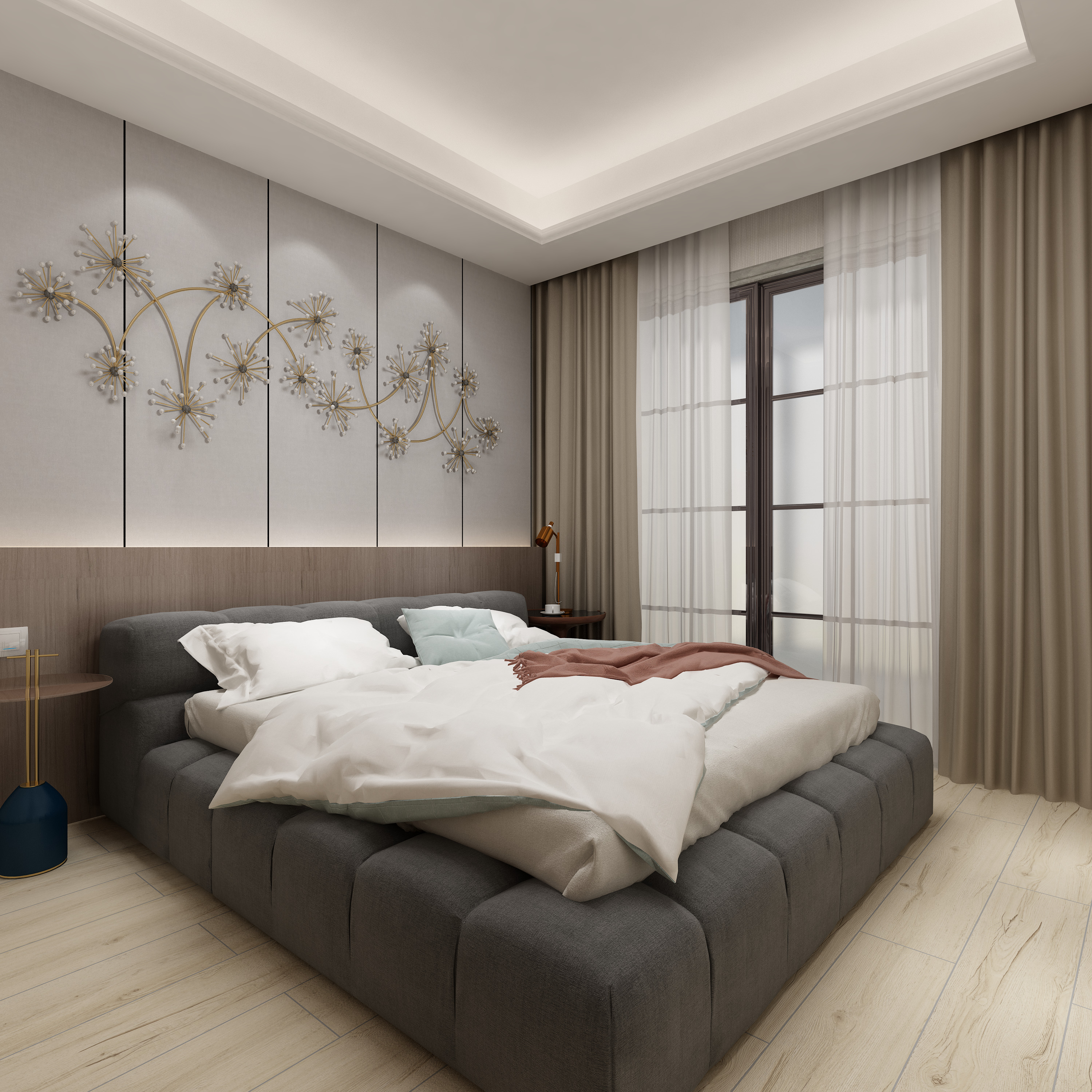 万城花开洋房a卧室