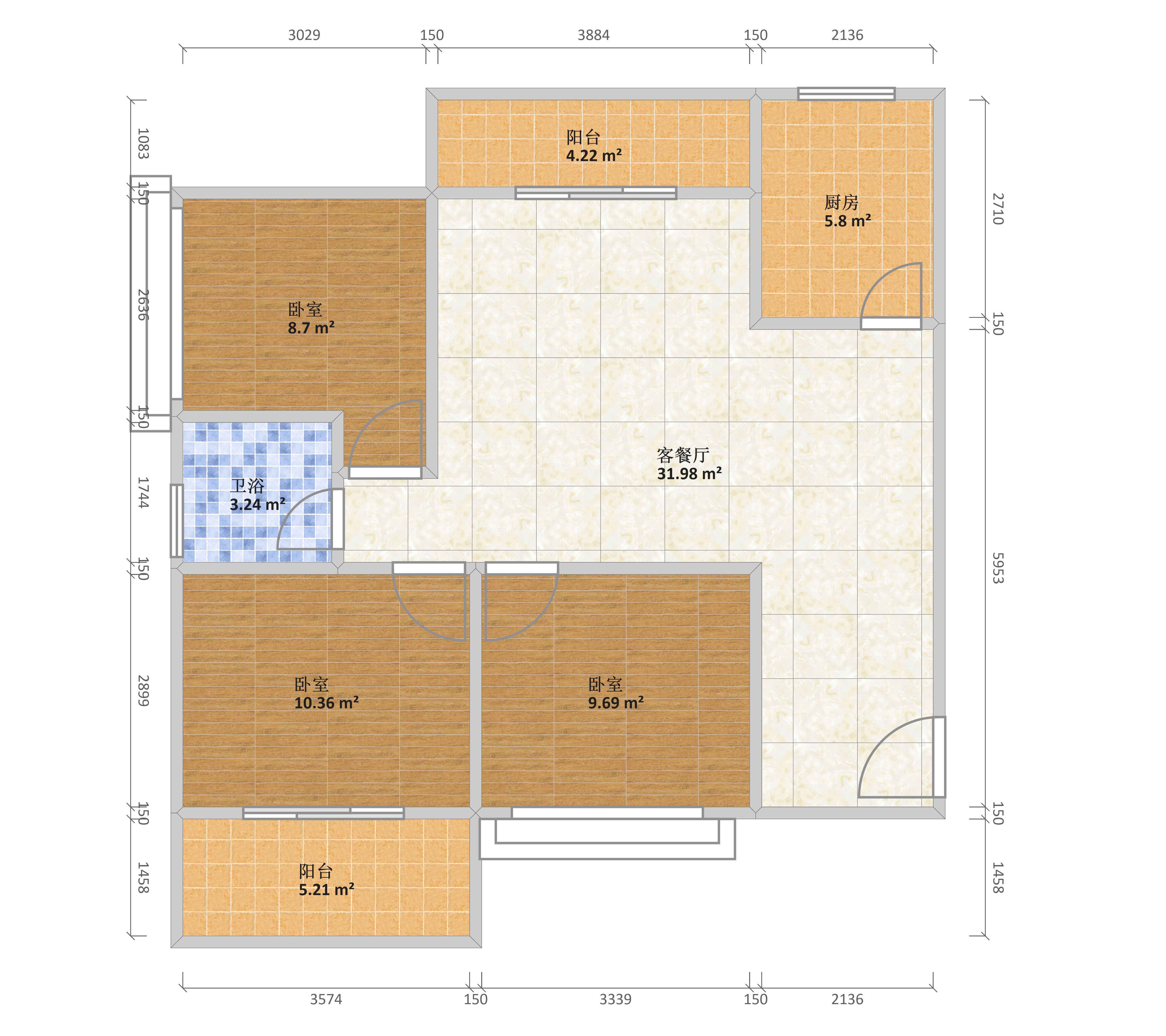 御峰云府c1户型户型图