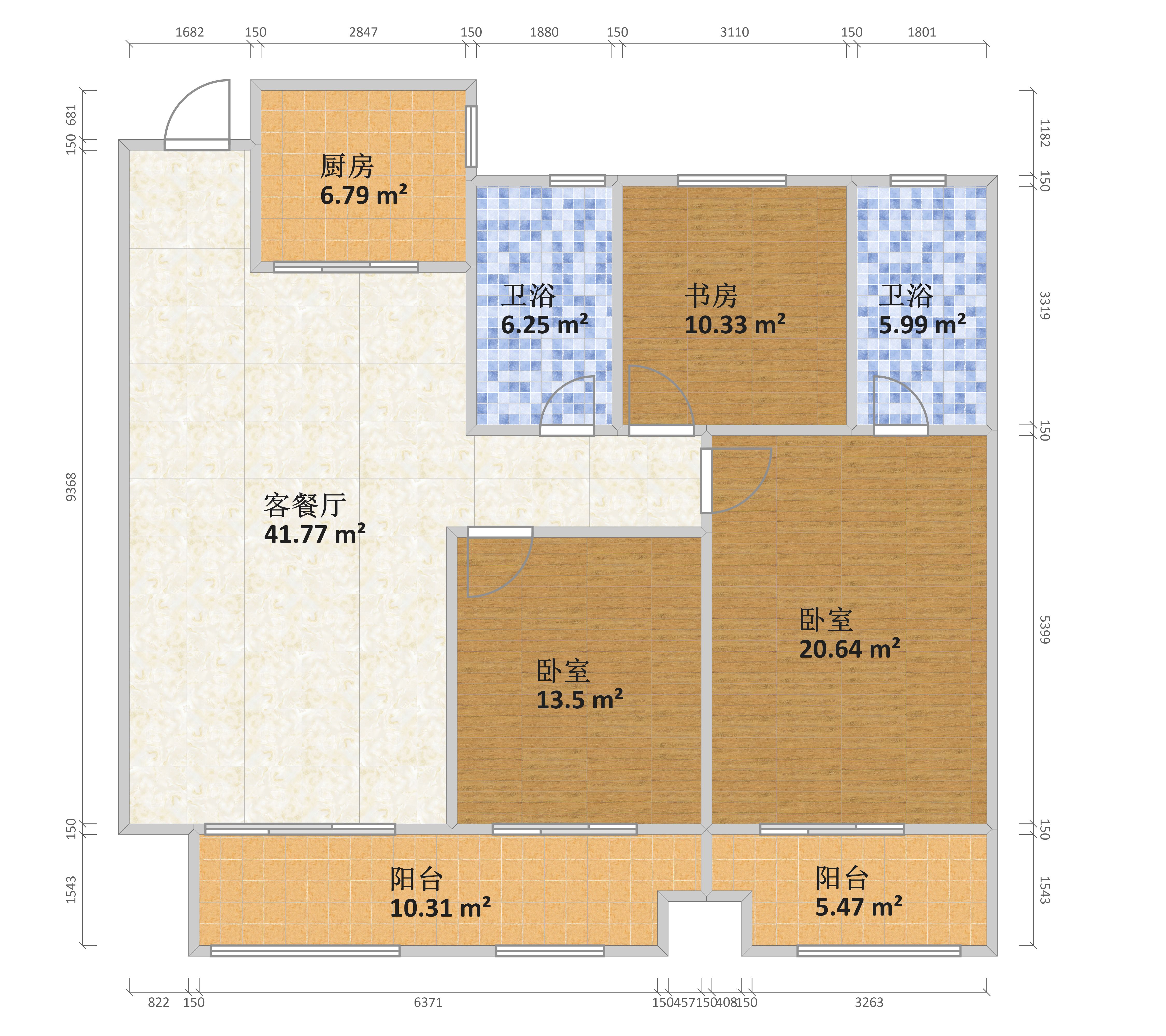 绿城·桐华郡林语b户型图_装修案例-亳州欧神诺在线