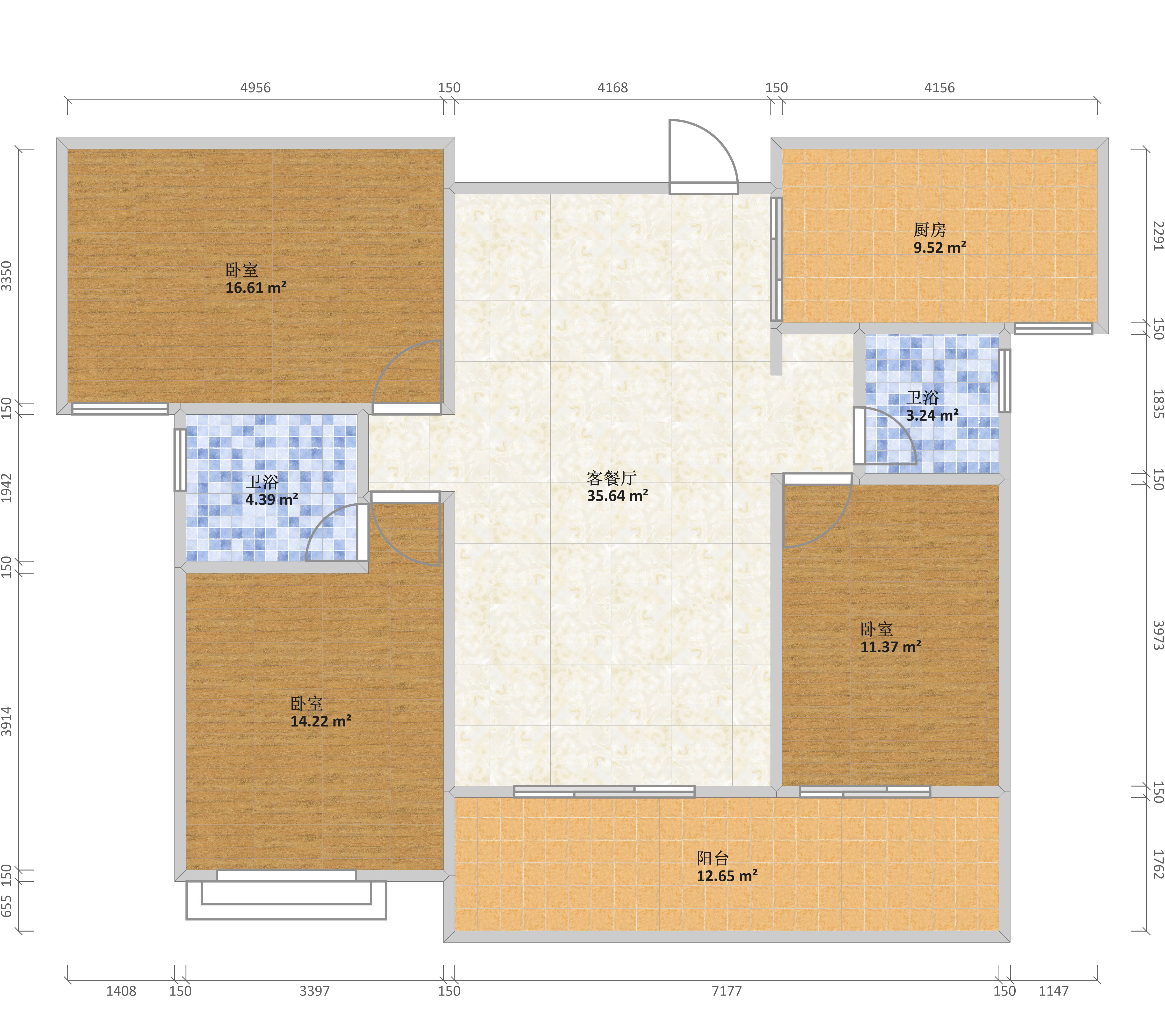 乾道大院f户型户型图