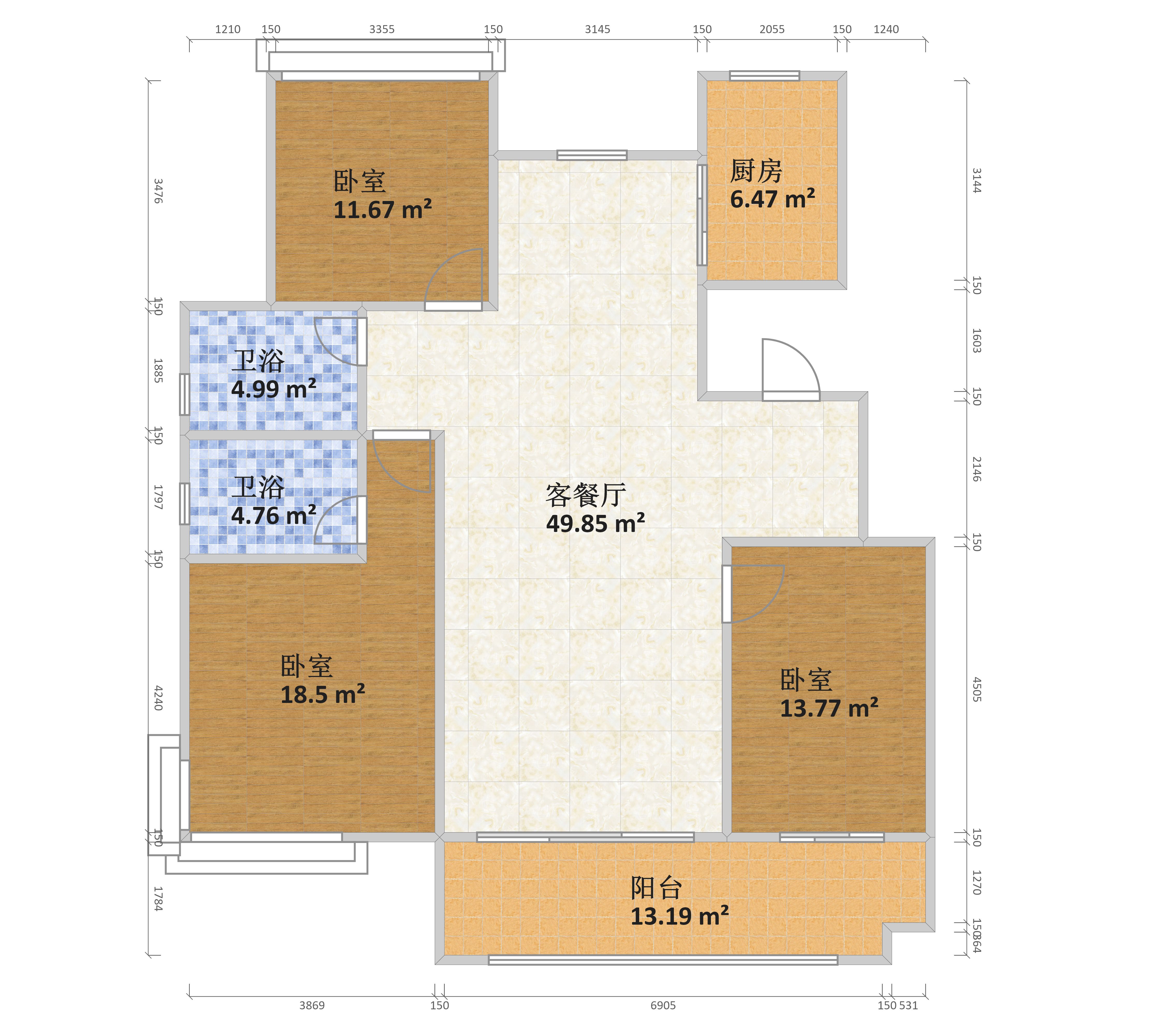 中丞双玺楼盘_户型图_装修案例-阳泉欧神诺在线
