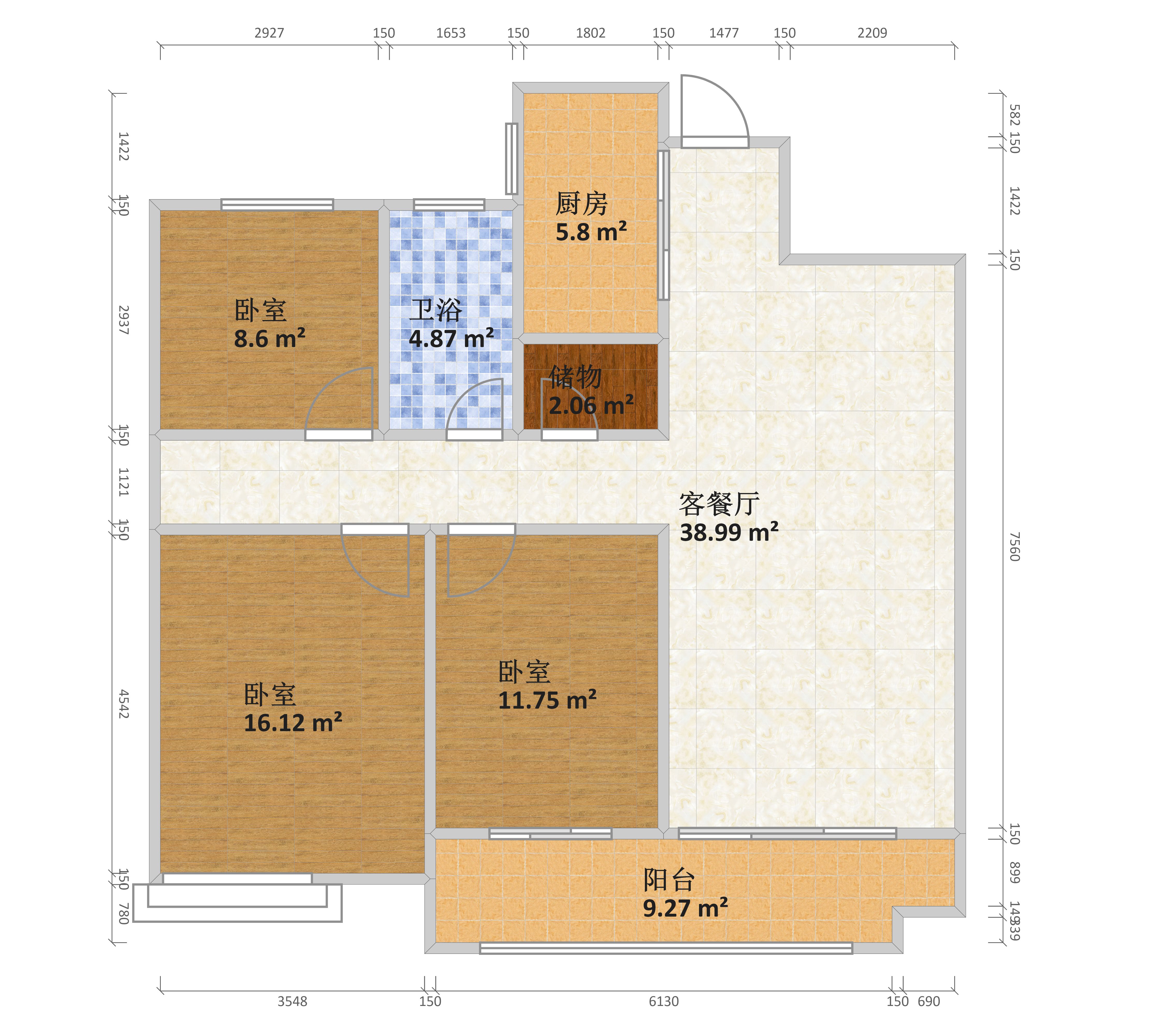 中丞双玺楼盘_户型图_装修案例-阳泉欧神诺在线