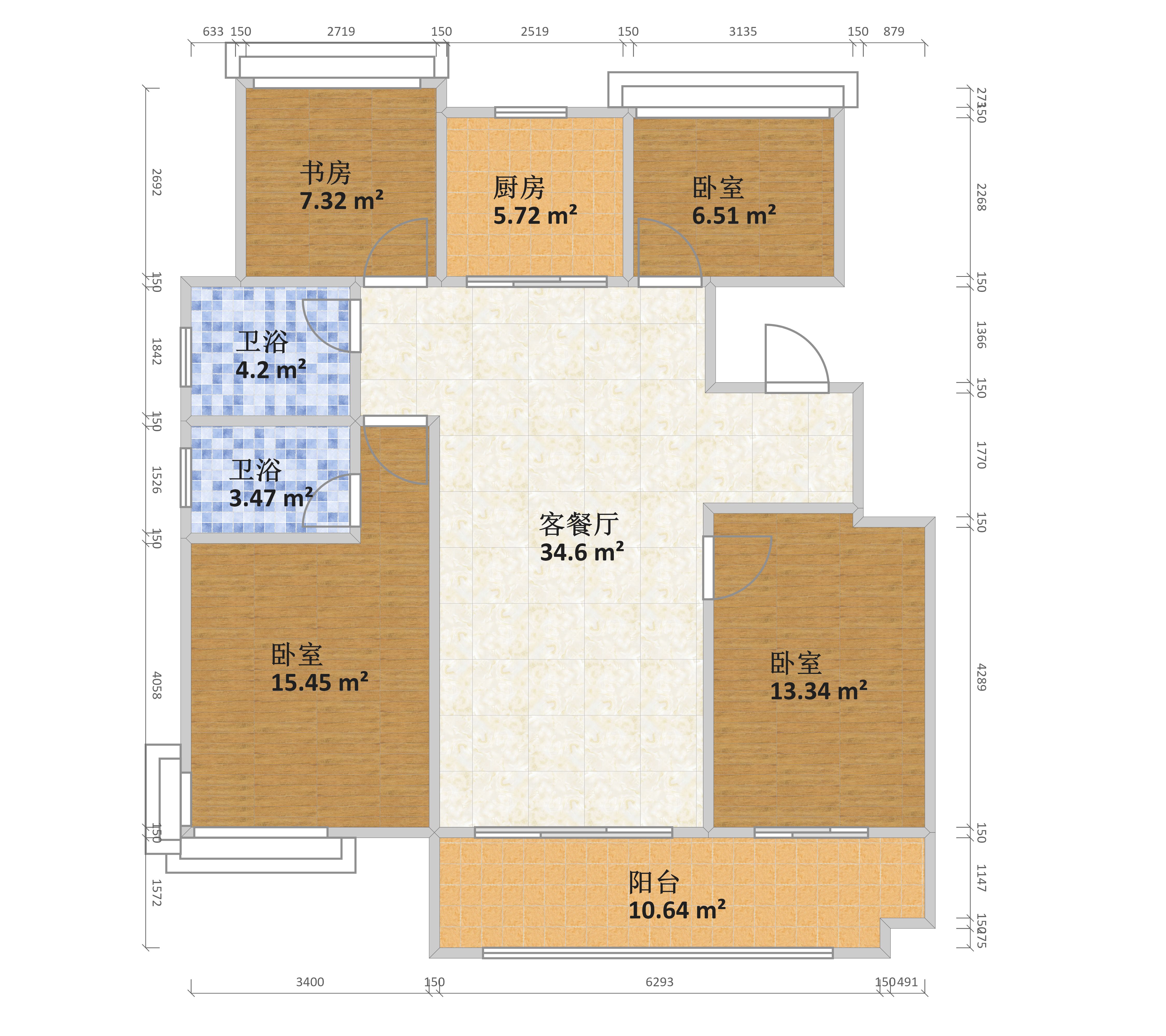 中丞双玺楼盘_户型图_装修案例-阳泉欧神诺在线