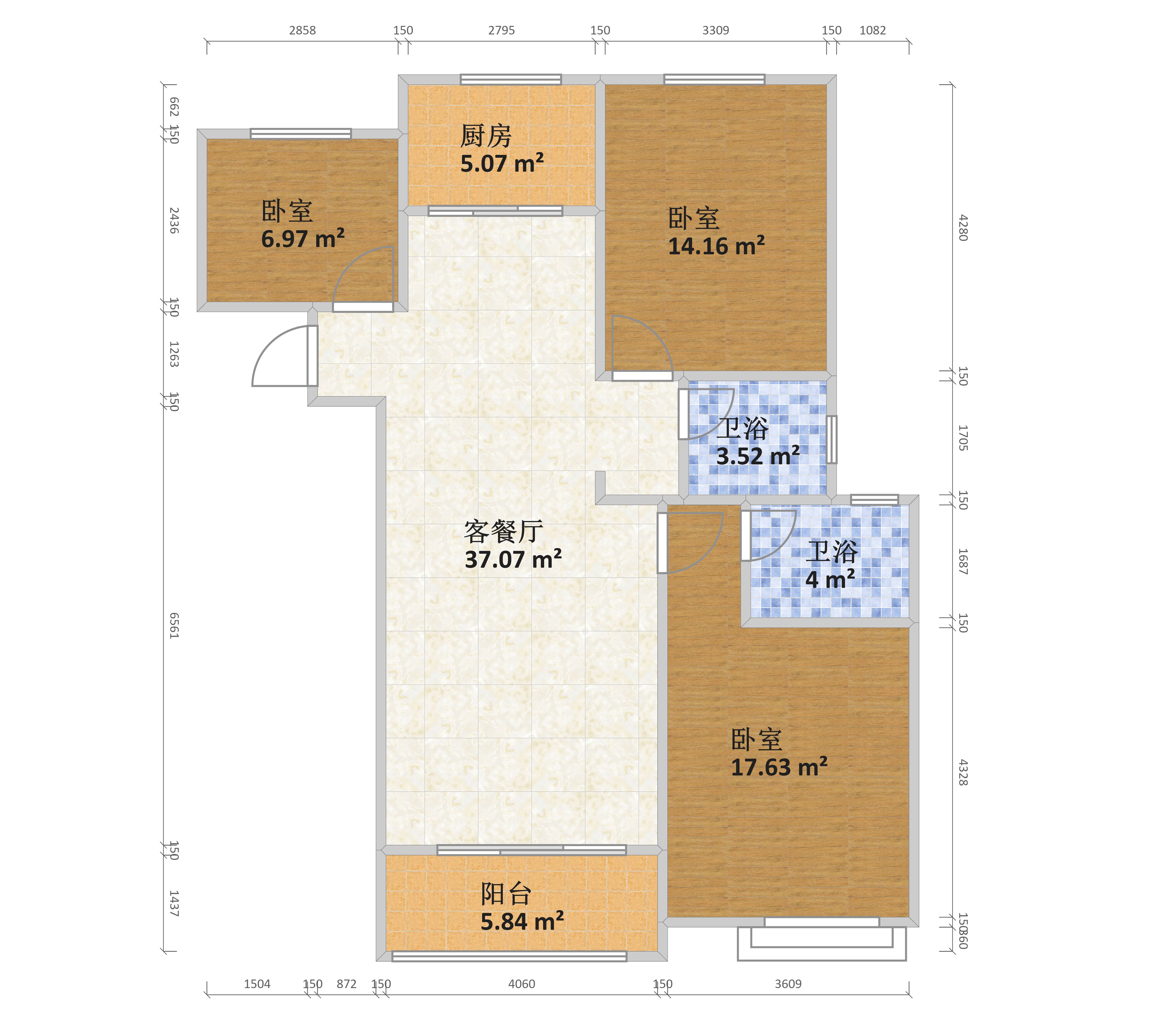 中丞双玺楼盘_户型图_装修案例-阳泉欧神诺在线