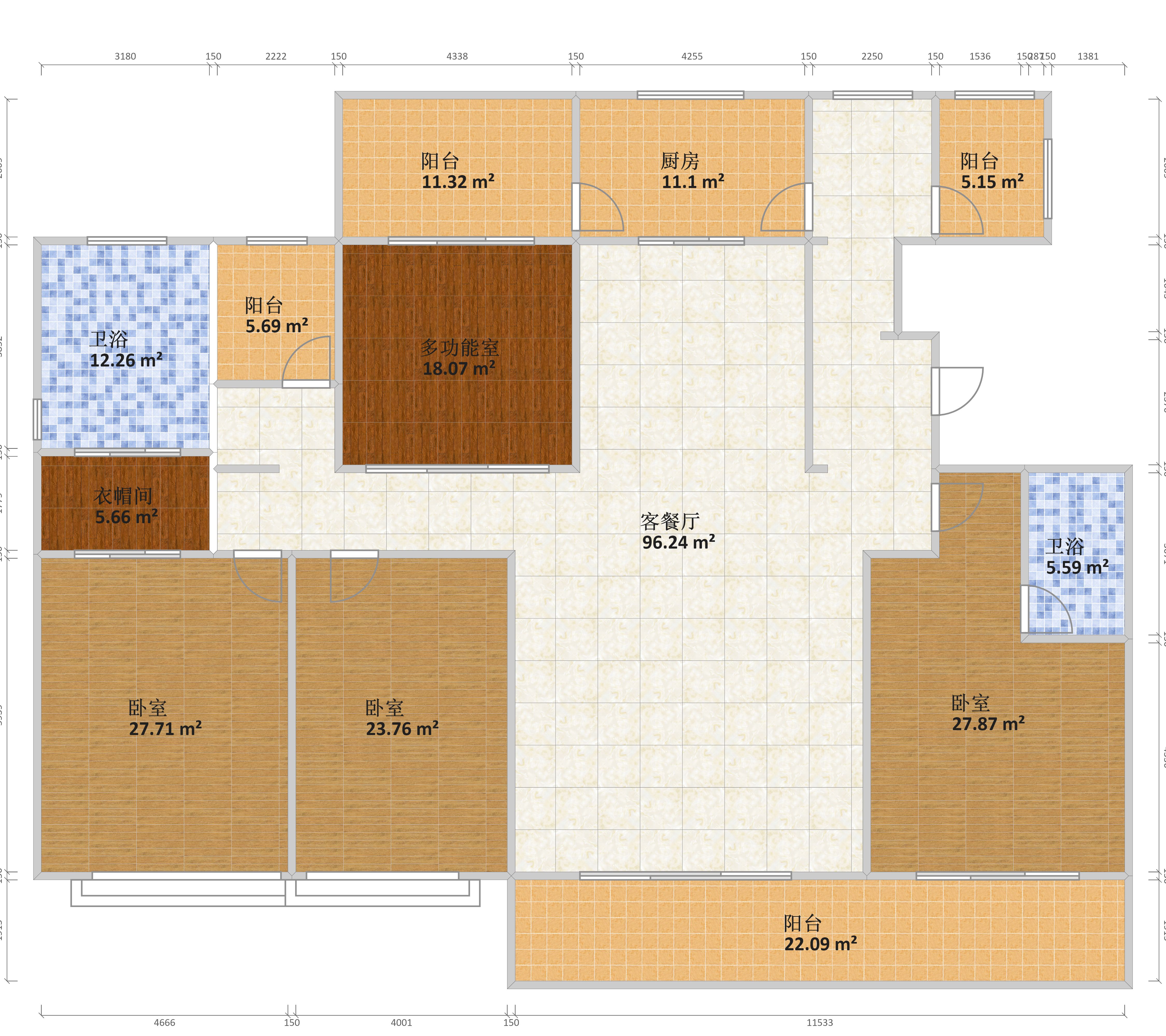 金典·棠颂府c户型户型图