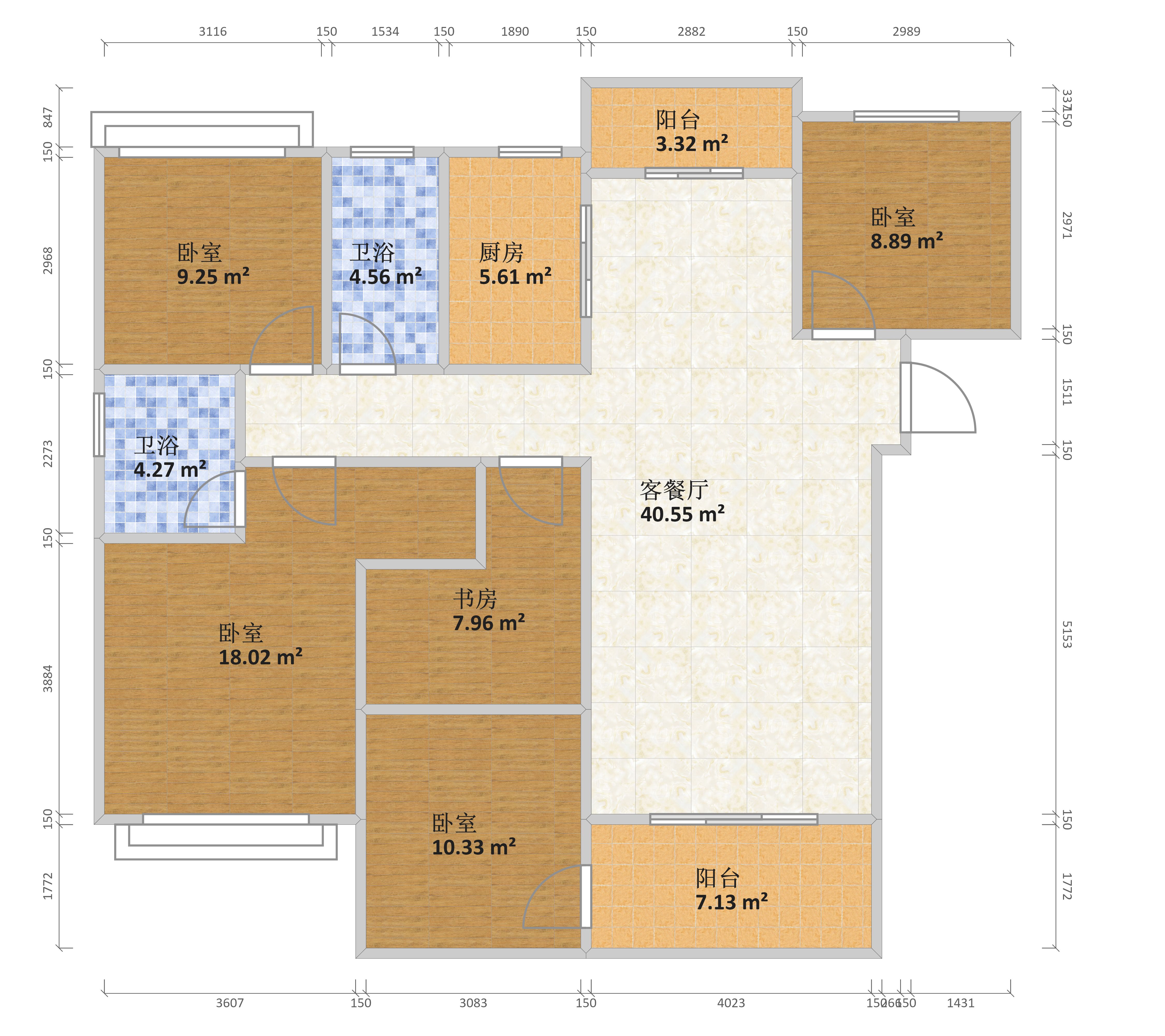 新洲悦城f户型户型图