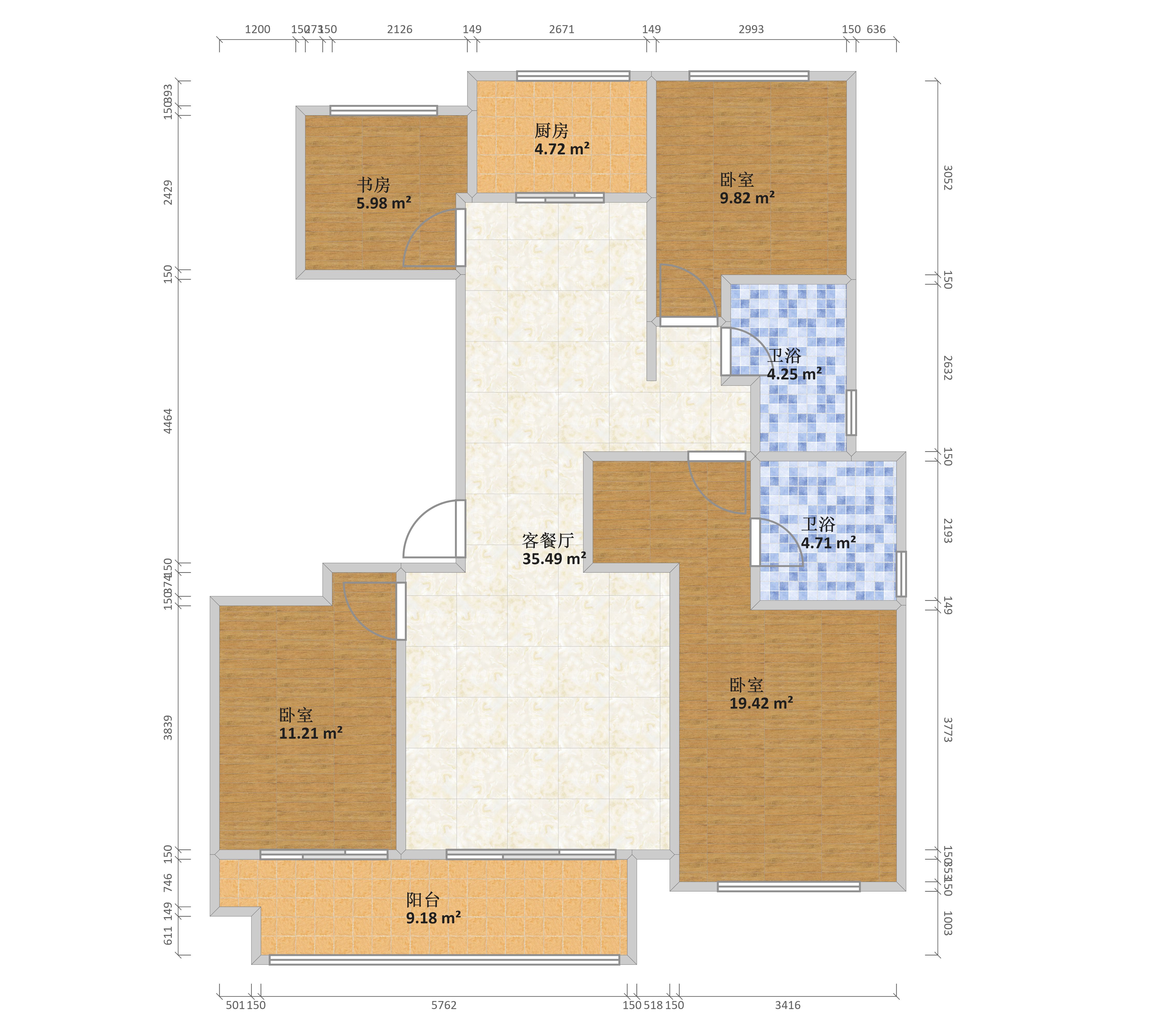 保亿郡兰府户型d户型图
