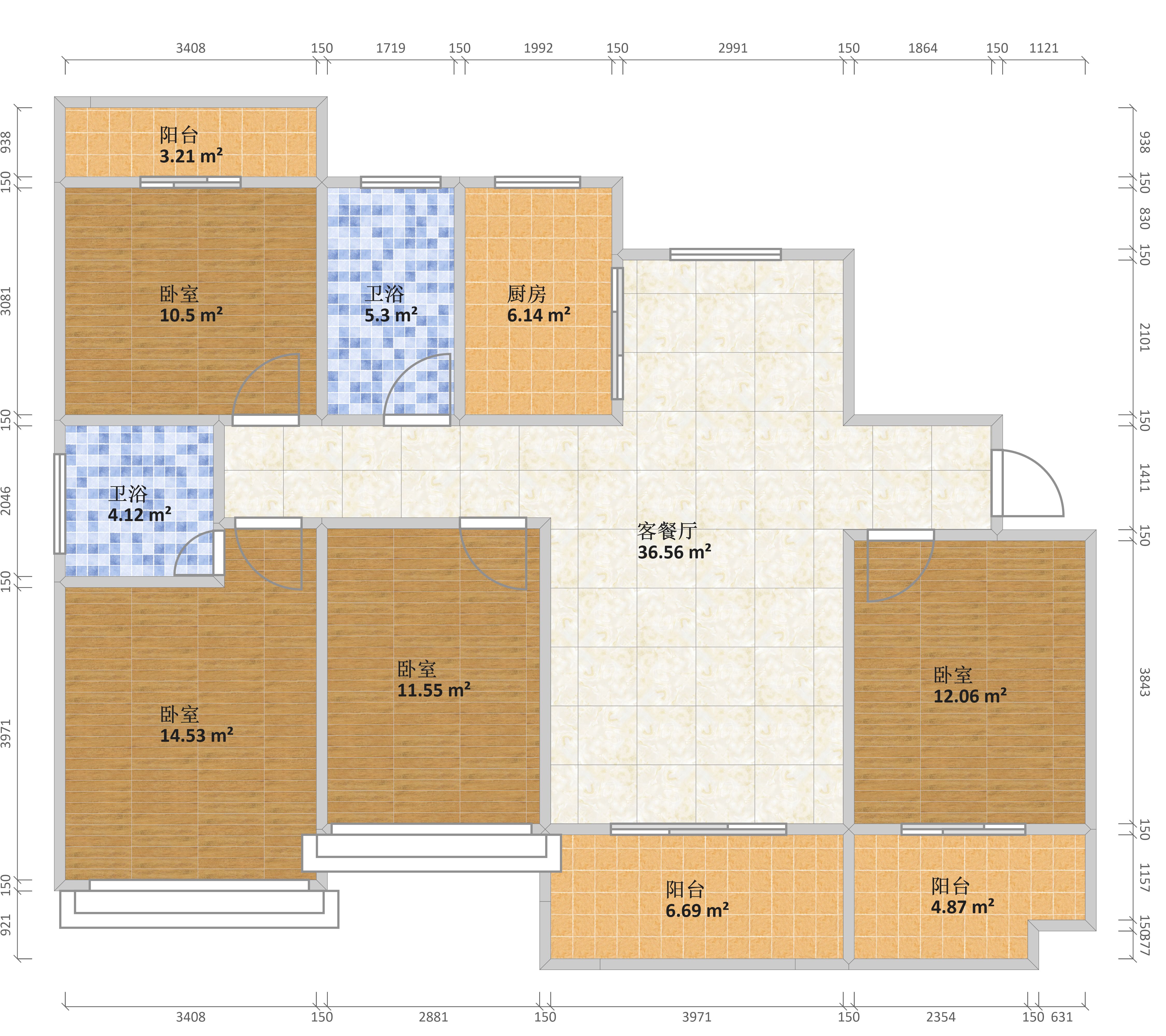 尚文苑楼盘_户型图_装修案例-扬州欧神诺在线